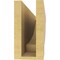 Ekena Millwork 4"W x 24"D x 8"H Thin Alpine Rough Cedar Woodgrain TimberThane Corbel, Primed Tan CORUR04X24X08ALPRCPR - alternate 4